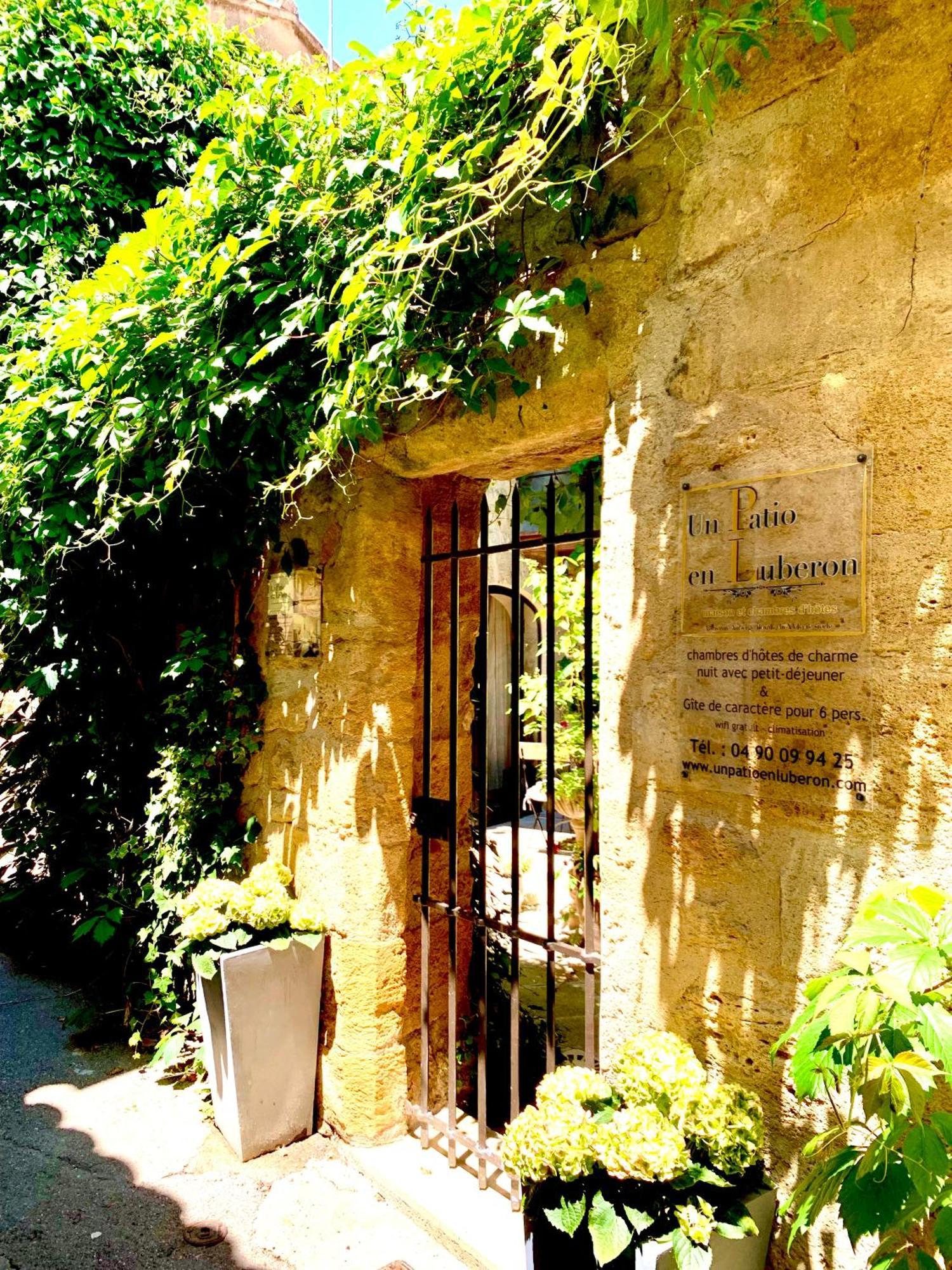 Bed and Breakfast Un Patio en Luberon Ansouis Exterior foto